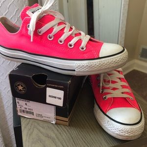 Neon Pink Converse